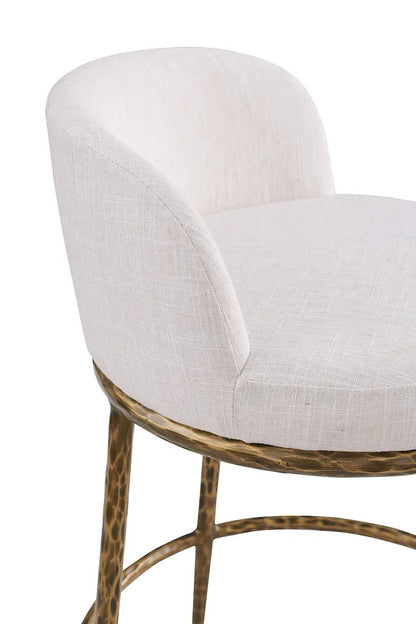 Furniture of America - Rilva - Counter Ht. Stool (1/CTN) - Matte Gold - FM37015GD-PC view 3