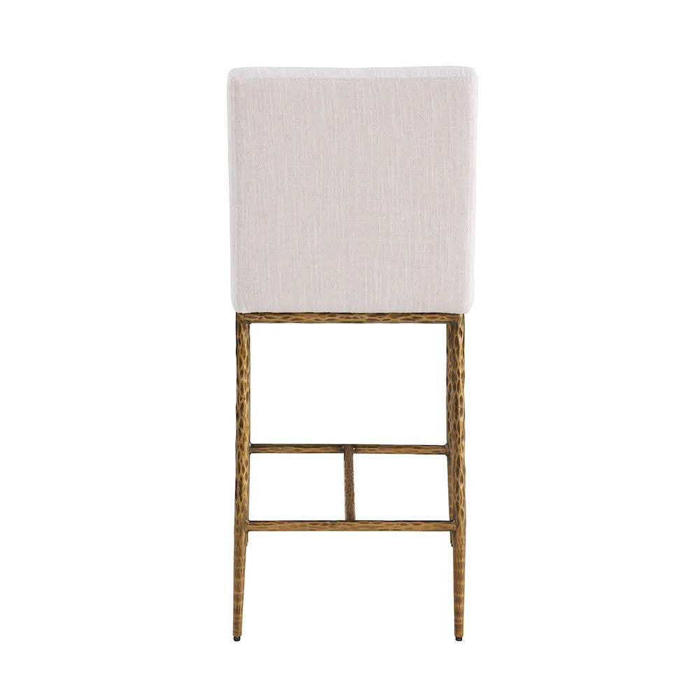 Furniture of America - Rilva - Counter Ht. Stool (1/CTN) - Matte Gold - FM37017GD-PC view 2
