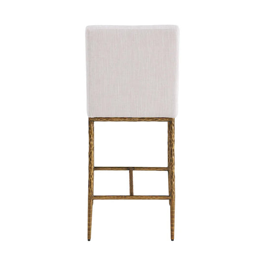 Furniture of America - Rilva - Counter Ht. Stool (1/CTN) - Matte Gold - FM37017GD-PC view 2