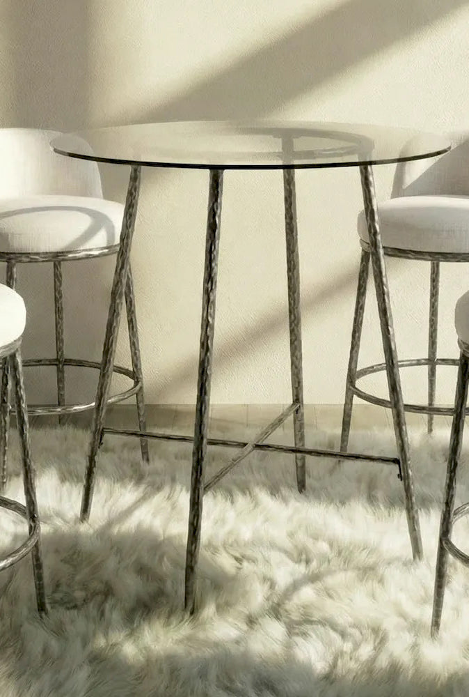 Furniture of America - Rilva - Counter Ht. Table - Gunmetal - FM37014GY-PT view 1