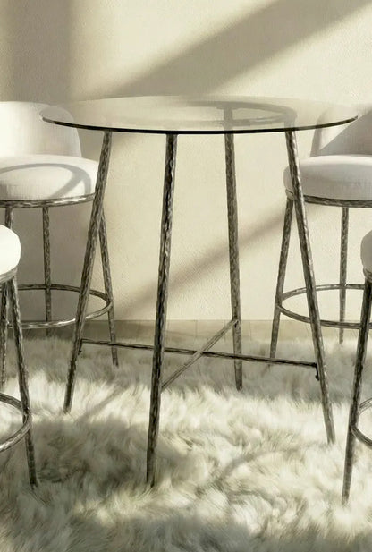 Furniture of America - Rilva - Counter Ht. Table - Gunmetal - FM37014GY-PT view 1