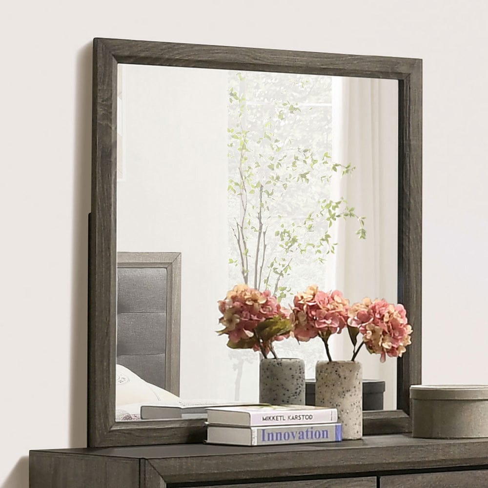 Furniture of America - Roanne Mirror in Gray - FOA7927M View 1