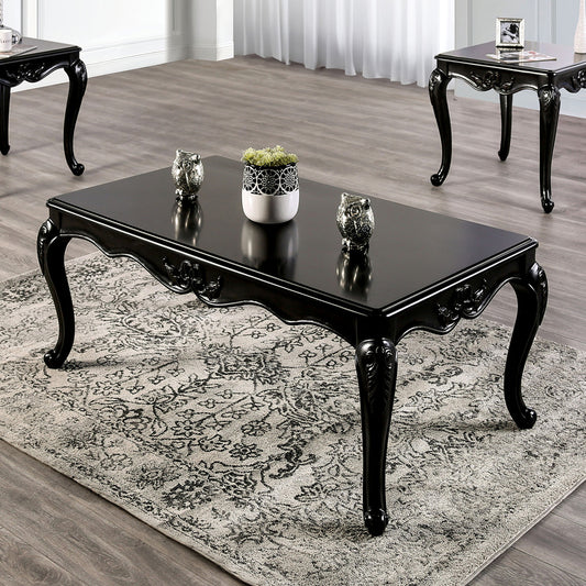 Furniture of America - Rochester Coffee Table in Black - FM45001ES-C View 1