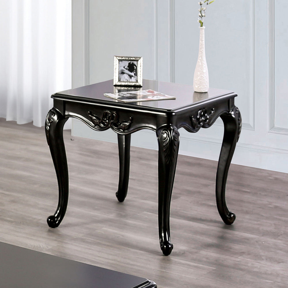 Furniture of America - Rochester End Table in Black - FM45001ES-E View 1