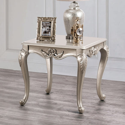 Furniture of America - Rochester End Table in Champagne - FM45001WH-E View 1