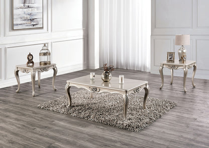 Furniture of America - Rochester End Table in Champagne - FM45001WH-E View 2