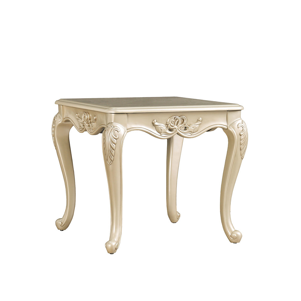 Furniture of America - Rochester End Table in Champagne - FM45001WH-E View 3