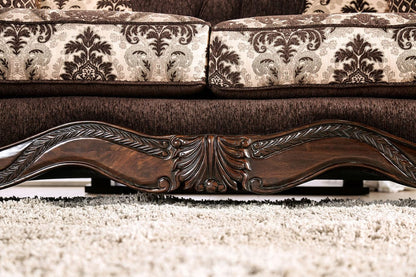 Furniture of America - Ronja Sofa + Loveseat in Brown - SM6431-2PC View 5