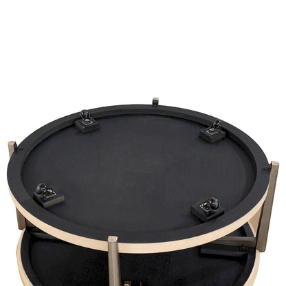 Furniture of America - Roros - Round Cocktail Table - FM44008NT-CR view 4