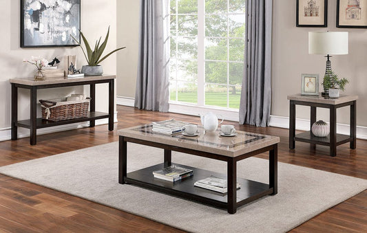 Furniture of America - Rosetta Sofa Table in Dark Walnut - CM4187S View 2