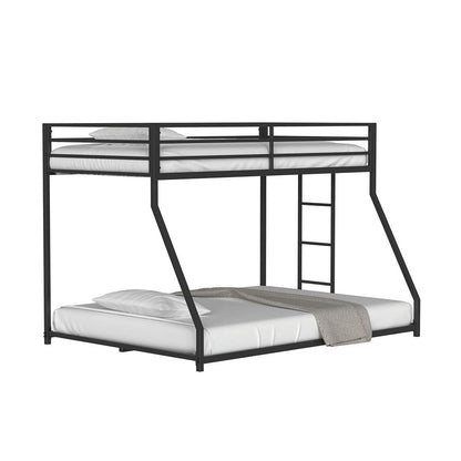 Furniture of America - Rothwell Twin/Full Metal Bunk Bed in Matte Black - FM-BK1200BK-TF View 3