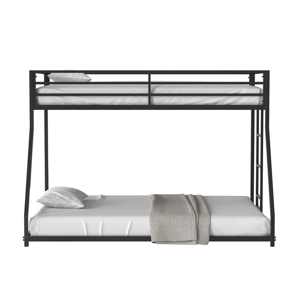 Furniture of America - Rothwell Twin/Full Metal Bunk Bed in Matte Black - FM-BK1200BK-TF View 5