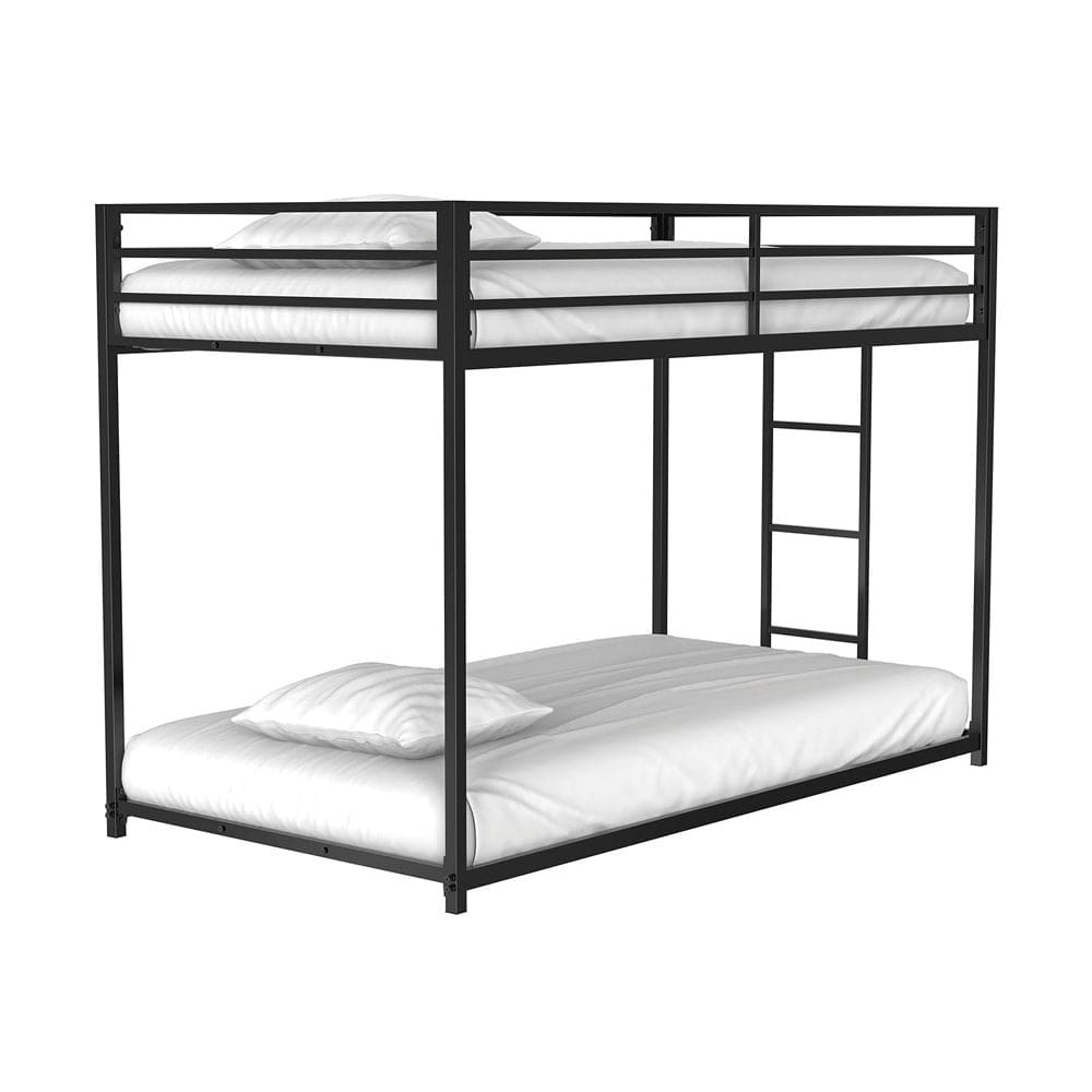 Furniture of America - Rothwell Twin/Twin Metal Bunk Bed in Matte Black - FM-BK1200BK-TT View 3