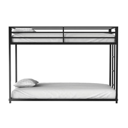 Furniture of America - Rothwell Twin/Twin Metal Bunk Bed in Matte Black - FM-BK1200BK-TT View 5