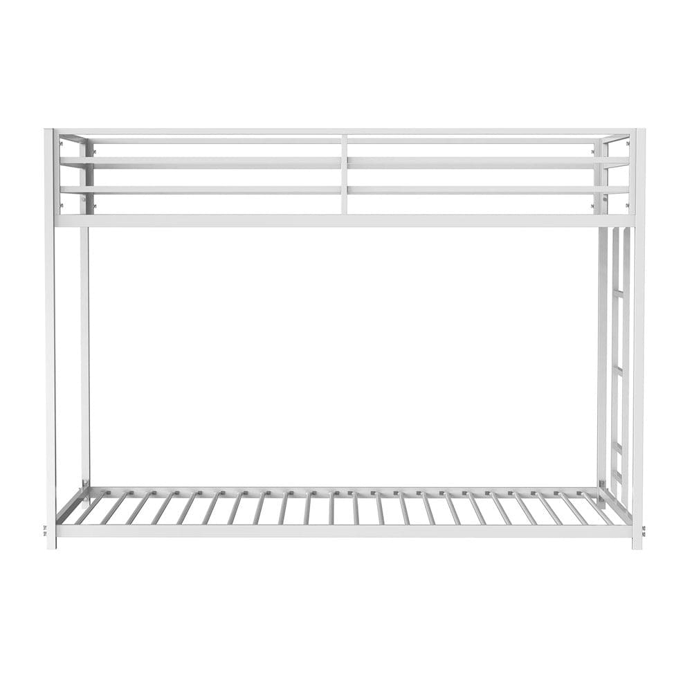 Furniture of America - Rothwell Twin/Twin Metal Bunk Bed in Matte White - FM-BK1200WH-TT View 4
