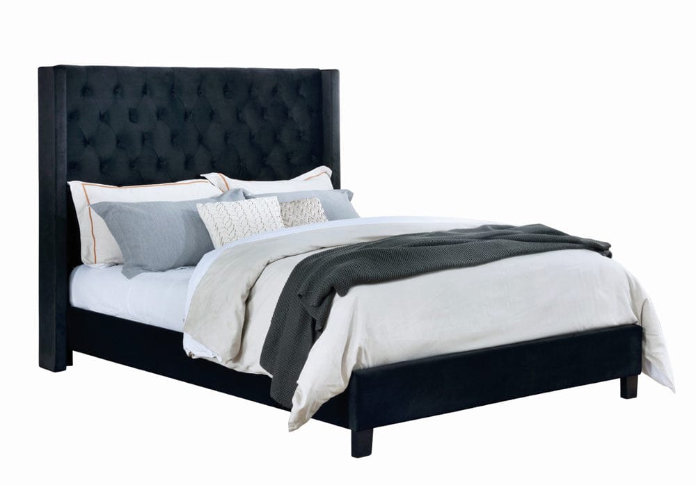 Furniture of America - Ryleigh Queen Bed in Black - FM7141BK-Q-BED View 1