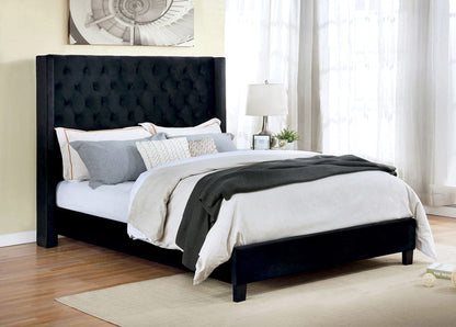 Furniture of America - Ryleigh Queen Bed in Black - FM7141BK-Q-BED View 4
