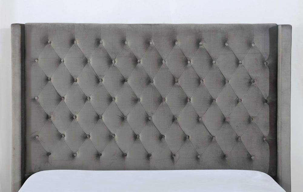 Furniture of America - Ryleigh Queen Bed in Gray - FM7141GY-Q-BED View 2