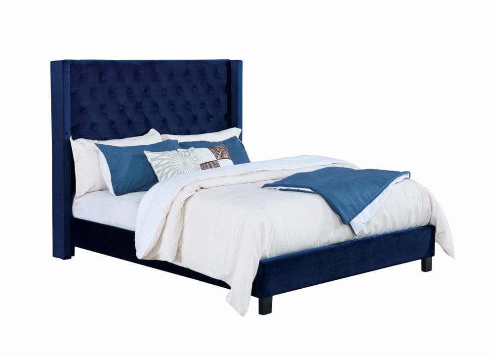 Furniture of America - Ryleigh Queen Bed in Navy - FM7141NV-Q-BED View 4