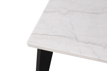 Furniture of America - Sabro Rect Dining Table w/ Marble Top in Black/White - FM3330BK-T-TABLE View 6