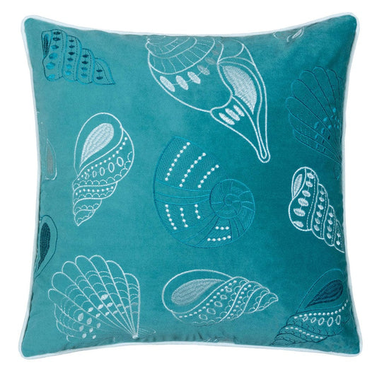 Furniture of America - Sally 20" X 20" Pillow Set of 2 in Teal - PL8074-2PK View 1