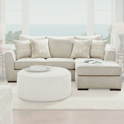 Furniture of America - Saltney Sectional in Ivory - SM8192
