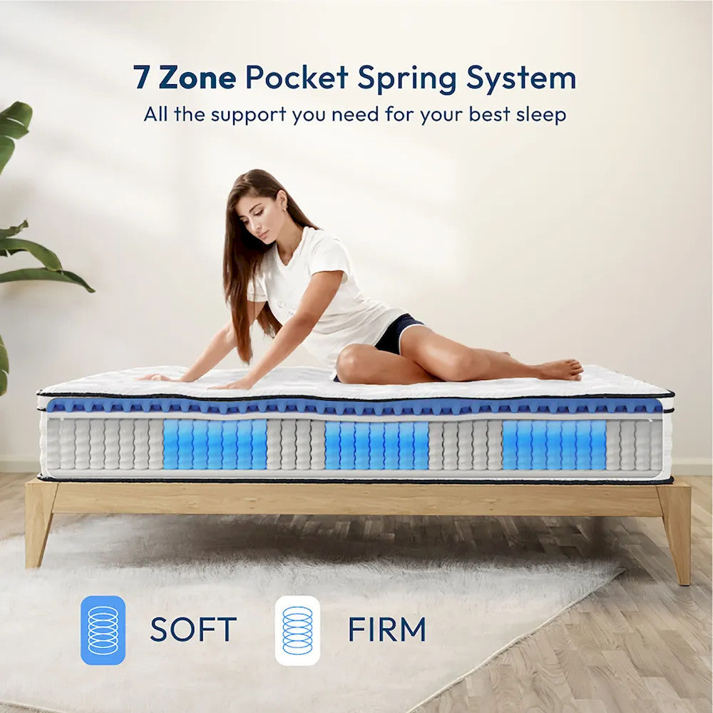 Furniture of America - Salvia - 12" E.King Euro Top Mattress - DM2112-EK view 5