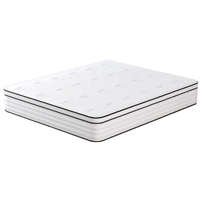 Furniture of America - Salvia 12" Queen Euro Top Mattress in White - DM2112-Q View 1