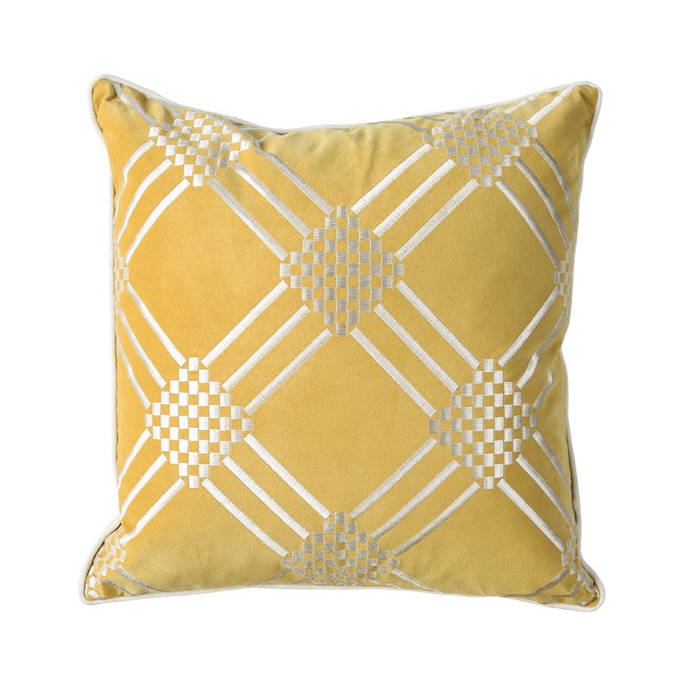 Furniture of America - Sam 20" X 20" Pillow Set of 2 in Silver/Gold - PL8040-2PK View 1