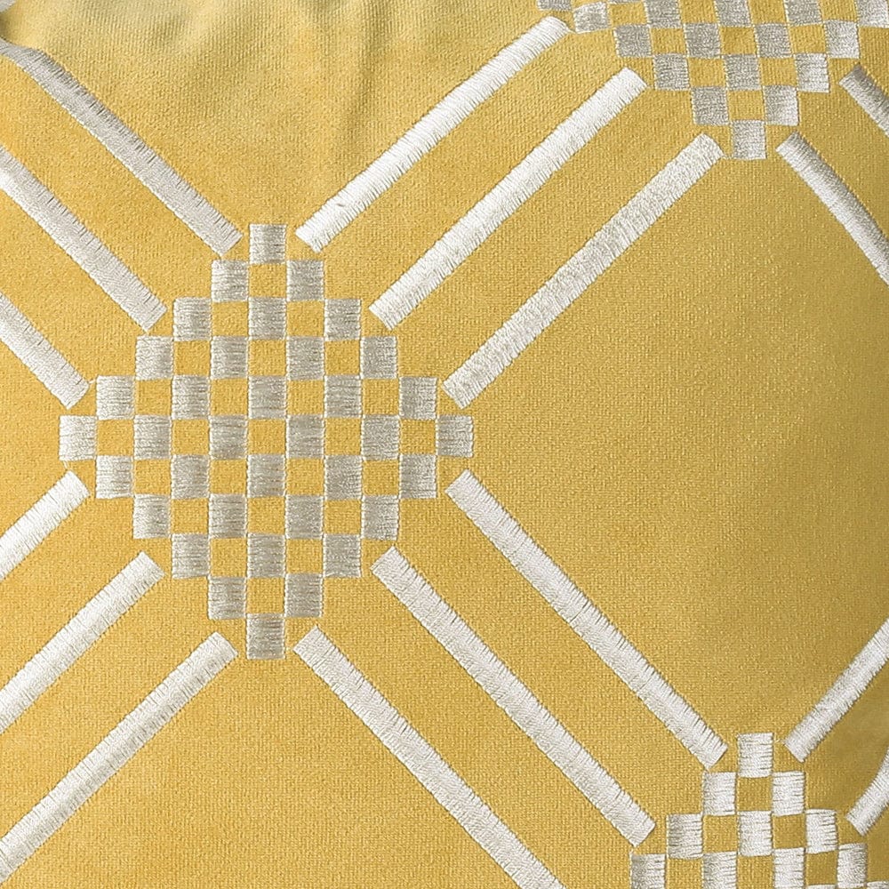 Furniture of America - Sam 20" X 20" Pillow Set of 2 in Silver/Gold - PL8040-2PK View 2