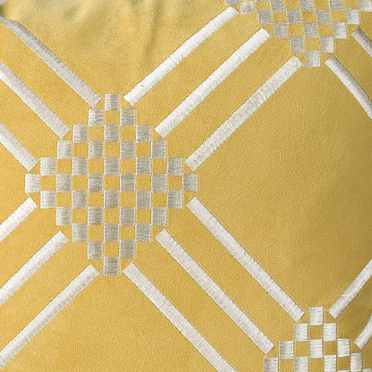 Furniture of America - Sam 20" X 20" Pillow Set of 2 in Silver/Gold - PL8040-2PK View 2