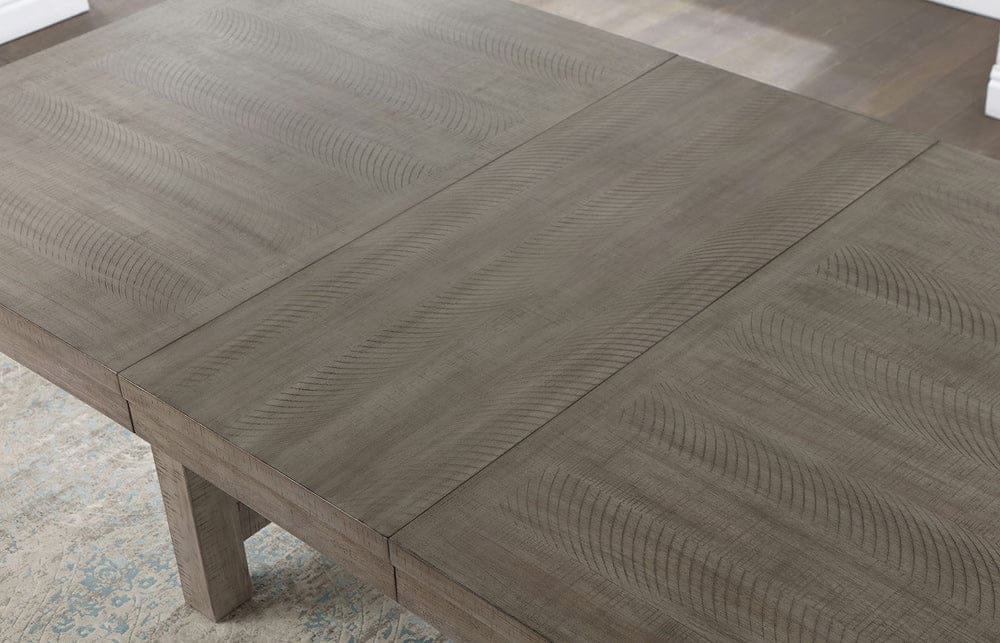 Furniture of America - San Antonio Dining Table w/ 1 x 18 Leaf in Gray - CM3251GY-T View 2