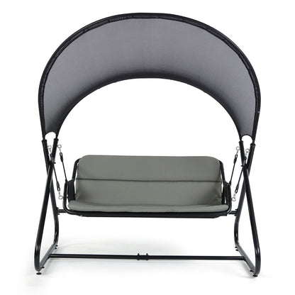 Furniture of America - Sandor Swing Chair in Black - GM-1013BK View 5
