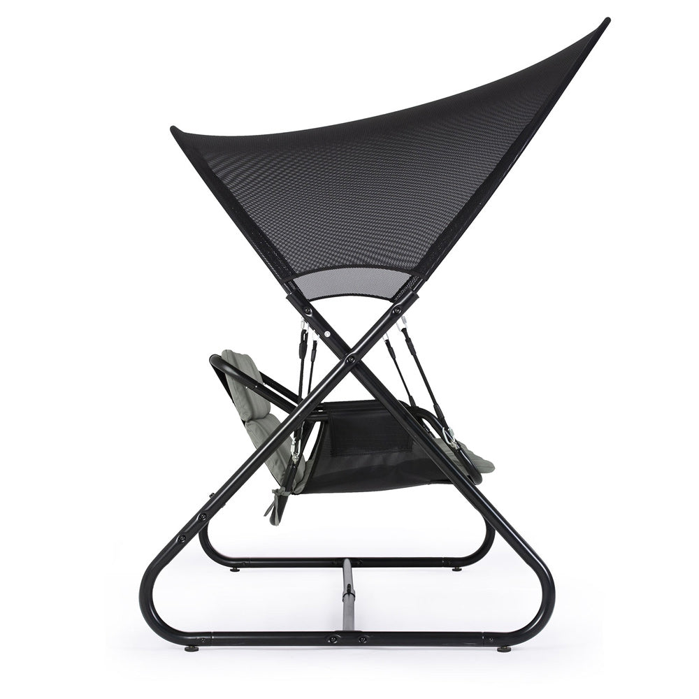 Furniture of America - Sandor Swing Chair in Black - GM-1013BK View 6
