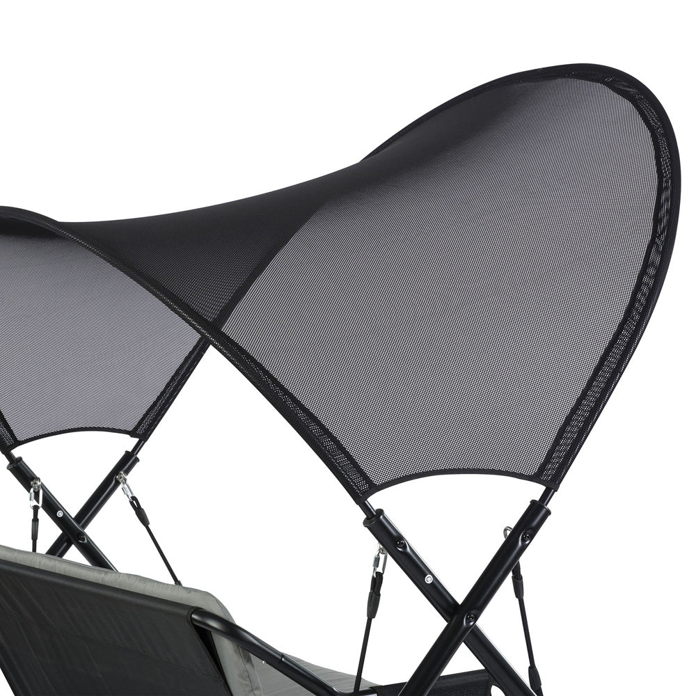Furniture of America - Sandor Swing Chair in Black - GM-1013BK View 7
