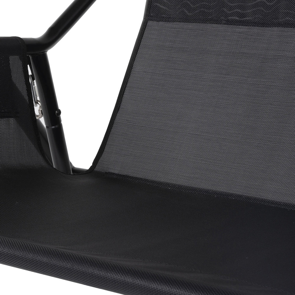 Furniture of America - Sandor Swing Chair in Black - GM-1013BK View 9