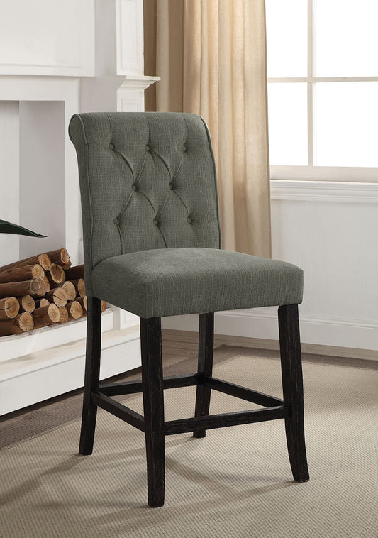 Furniture of America - Sania 5 Pc. Counter Ht. Table Set in Antique Black/Gray - CM3324BK-PT-3564GY-5 View 1