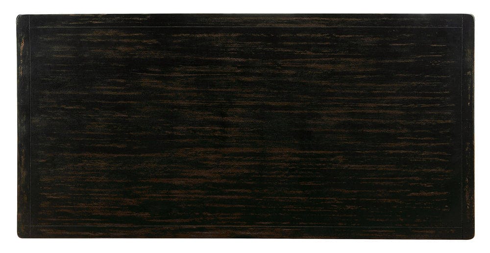 Furniture of America - Sania 5 Pc. Counter Ht. Table Set in Antique Black, Ivory - CM3324BK-PT-5PC View 2