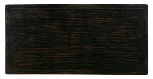 Furniture of America - Sania 5 Pc. Counter Ht. Table Set in Antique Black, Ivory - CM3324BK-PT-5PC View 2