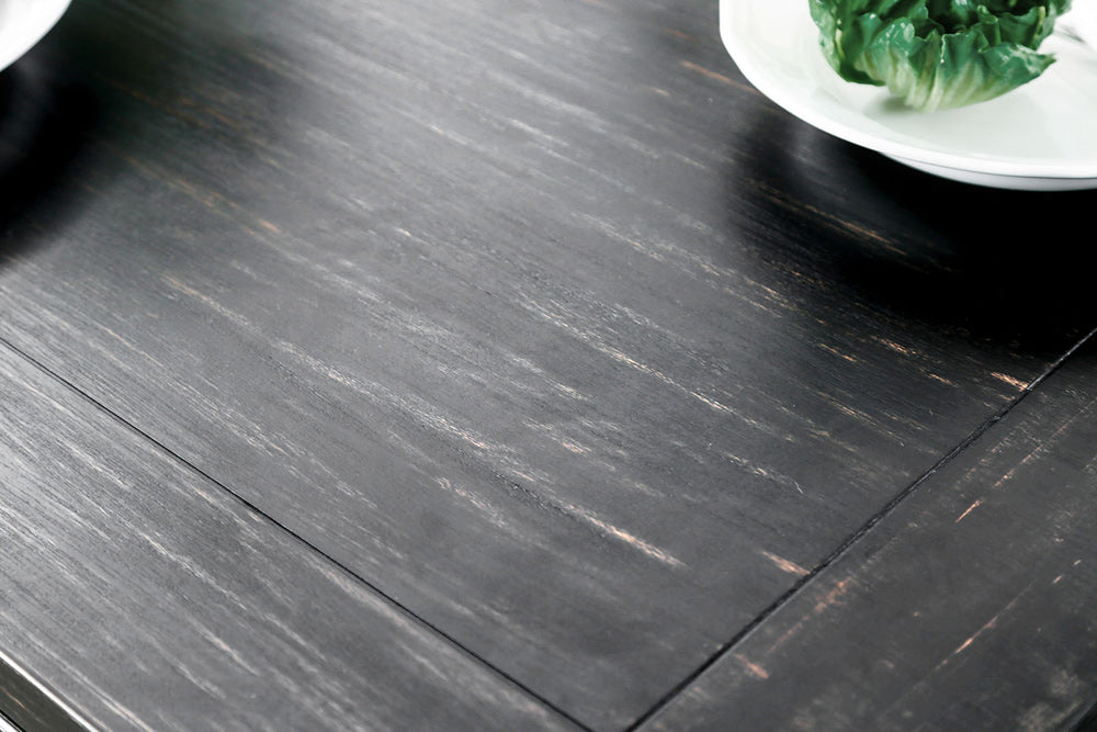 Furniture of America - Sania 9 Pc. 84" Dining Table Set in Antique Black/Gray - CM3324BK-T-84-GY-9PC View 4