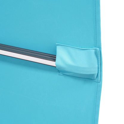 Furniture of America - Sano 10' SQ Umbrella with Base in Teal - LA-A015TL+BASE View 2