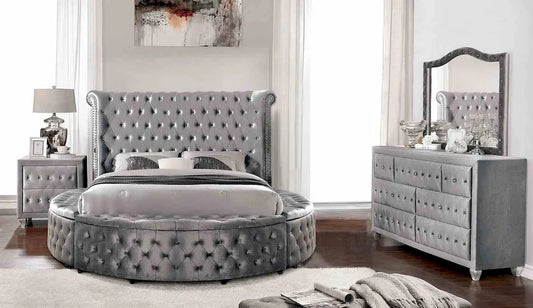 Furniture of America - Sansom - 3 Pc. Queen Bedroom Set - Gray - CM7178GY-Q-4PC view 1