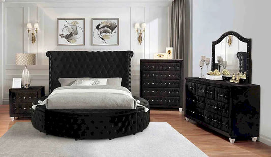 Furniture of America - Sansom - 4 Pc. Queen Bedroom Set w/ Chest - CM7178BK-Q-5PC-CHEST view 1