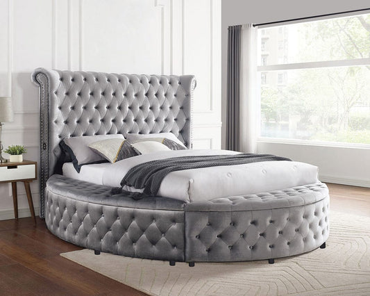 Furniture of America - Sansom Queen Bed in Gray - CM7178GY-Q-BED View 1