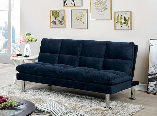 Furniture of America - Saratoga Futon Sofa in Navy - CM2902NV View 1