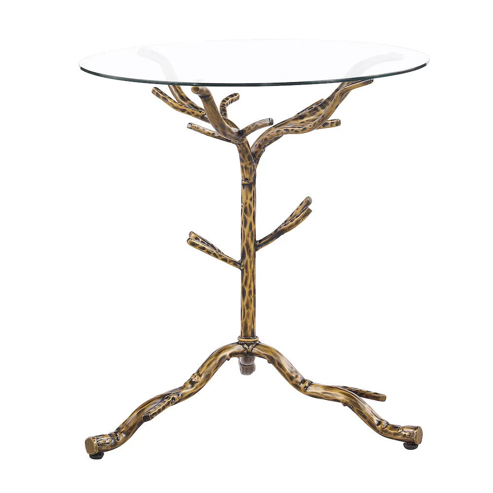 Furniture of America - Sarna - Side Table - Matte Gold - FM47023GD-ST-3A view 1