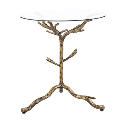 Furniture of America - Sarna - Side Table - Matte Gold - FM47023GD-ST-3A view 1