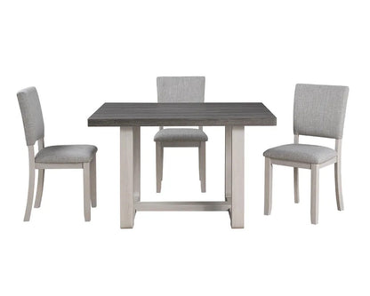 Furniture of America - Sauro - 4 Pc. Dining Table Set - Gray - SL3405GY-T-5PC view 4