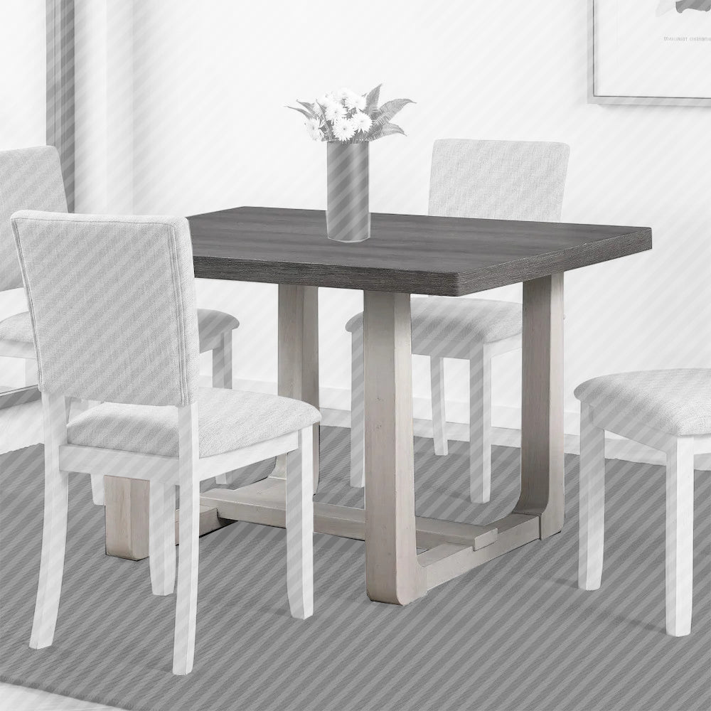 Furniture of America - Sauro - Dining Table, Gray - SL3405GY-T view 1