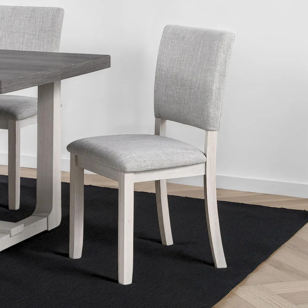 Furniture of America - Sauro - Side Chair (Set of 4), Natural - Gray - SL3405GY-SC-4PK view 1